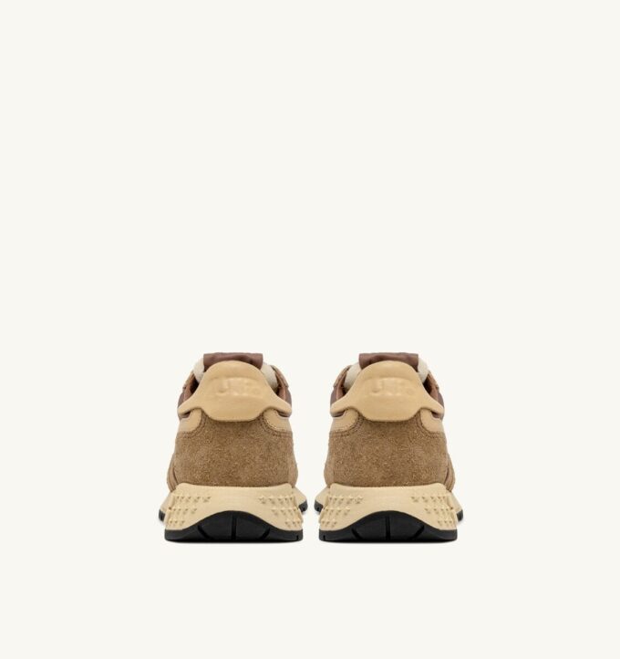 REELWIND LOW SNEAKER AUS NYLON-WILDLEDER UND LEDER IN DEN FARBEN HIDE UND CHIPMUNK REELWIND LOW SNEAKER AUS NYLON-WILDLEDER UND LEDER IN DEN FARBEN HIDE UND CHIPMUNK