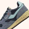 REELWIND LOW SNEAKER AUS NYLON-WILDLEDER UND LEDER IN DEN FARBEN INDIGO UND SPELLBOUND