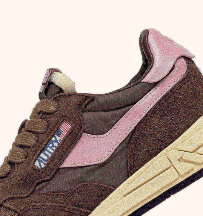 REELWIND LOW SNEAKER AUS NYLON-WILDLEDER UND LEDER IN DEN FARBEN PLUGH UND ZEPHYR