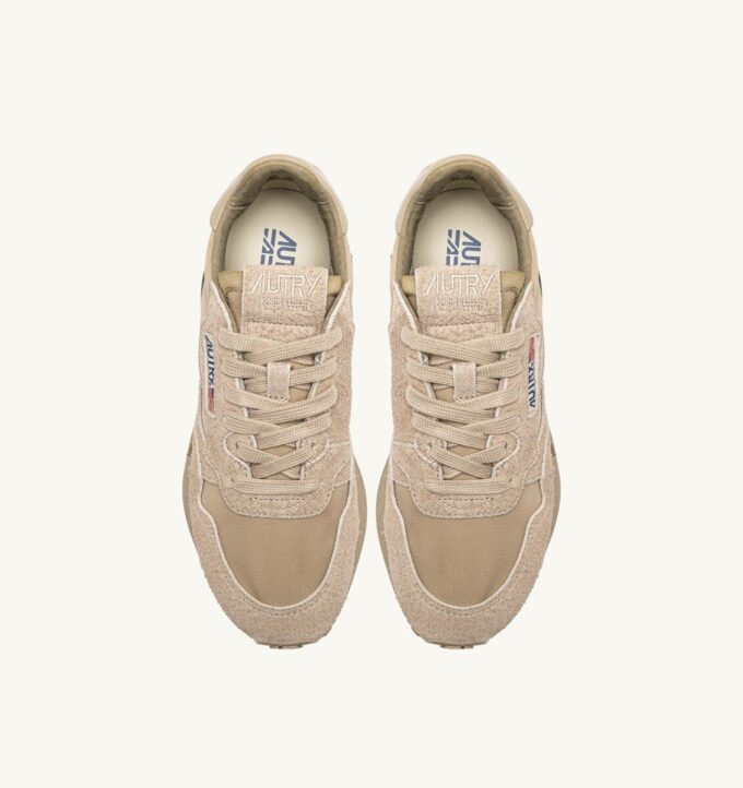REELWIND LOW SNEAKER AUS SAFARI-NYLON UND WILDLEDER
