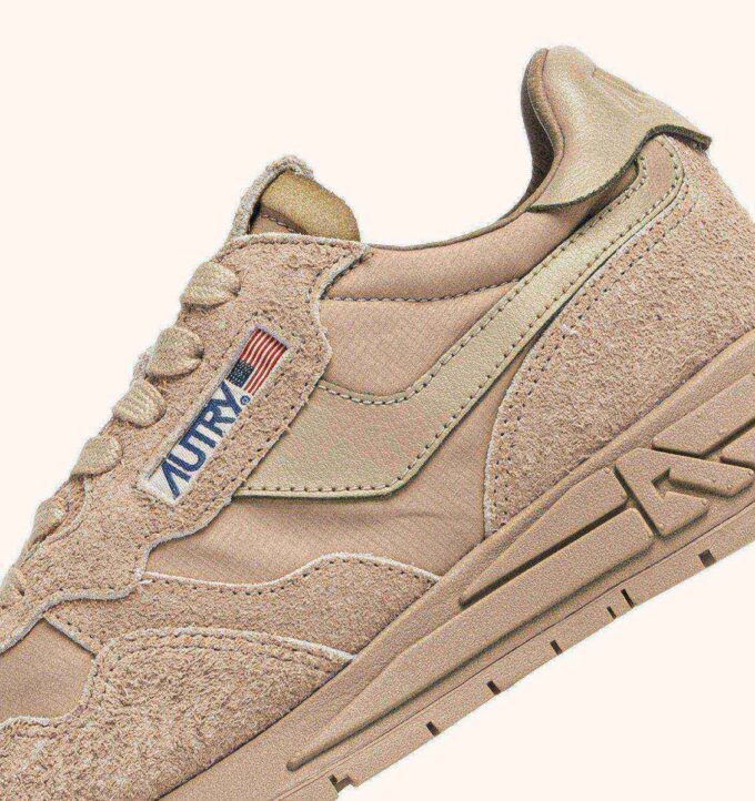 REELWIND LOW SNEAKER AUS SAFARI-NYLON UND WILDLEDER REELWIND LOW SNEAKER AUS SAFARI-NYLON UND WILDLEDER