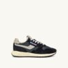 REELWIND LOW SNEAKER AUS SCHWARZEM NYLON UND WILDLEDER