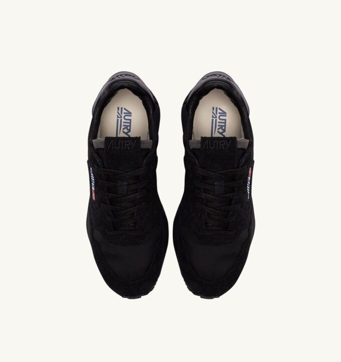REELWIND LOW SNEAKER AUS SCHWARZEM NYLON UND WILDLEDER REELWIND LOW SNEAKER AUS SCHWARZEM NYLON UND WILDLEDER