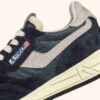 REELWIND LOW SNEAKER AUS SCHWARZEM NYLON UND WILDLEDER