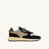 REELWIND LOW SNEAKER AUS SCHWARZEM WILDLEDER UND REFLEKTIERENDEN NYLON REELWIND LOW SNEAKER AUS SCHWARZEM WILDLEDER UND REFLEKTIERENDEN NYLON
