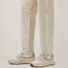 REELWIND LOW SNEAKER AUS WEISSEM NYLON UND WILDLEDER REELWIND LOW SNEAKER AUS WEISSEM NYLON UND WILDLEDER