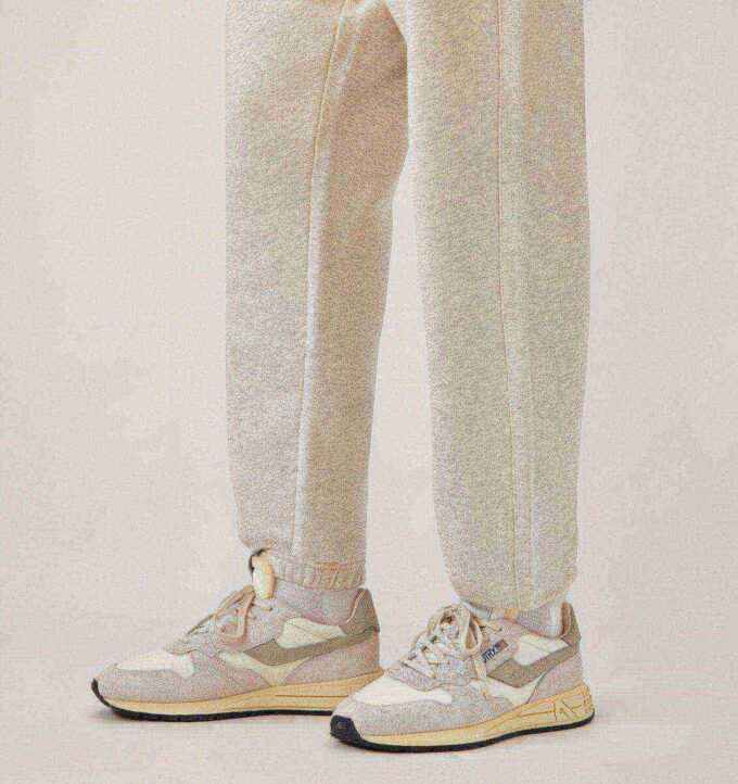 REELWIND LOW SNEAKER AUS WEISSEM NYLON UND WILDLEDER REELWIND LOW SNEAKER AUS WEISSEM NYLON UND WILDLEDER