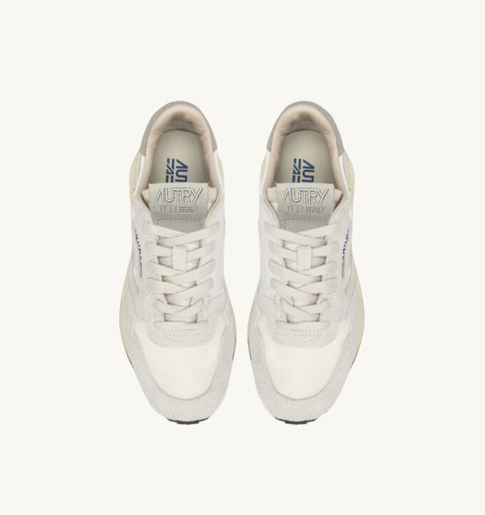 REELWIND LOW SNEAKER IN BEIGE NYLON UND WILDLEDER REELWIND LOW SNEAKER IN BEIGE NYLON UND WILDLEDER