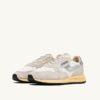 REELWIND LOW SNEAKER AUS WEISSEM UND SILBERNEN WILDLEDER UND NYLON