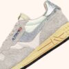 REELWIND LOW SNEAKER AUS WEISSEM UND SILBERNEN WILDLEDER UND NYLON