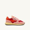 REELWIND LOW SNEAKER IN BLOSSOM UND MOLTEN LAVA WILDLEDER UND MESH