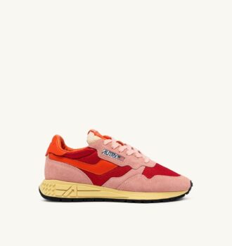 REELWIND LOW SNEAKER IN BLOSSOM UND MOLTEN LAVA WILDLEDER UND MESH