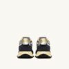 REELWIND LOW SNEAKER IN CARBON- UND SILBERTON-NYLON-WILDLEDER UND LEDER