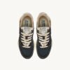 REELWIND LOW SNEAKER IN CARBON- UND SILBERTON-NYLON-WILDLEDER UND LEDER