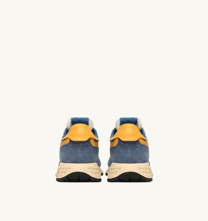 REELWIND LOW SNEAKER IN CENBLE UND GOLD FUSION AUS WILDLEDER UND NYLON