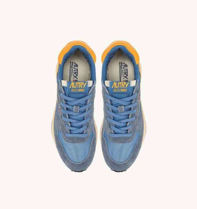 REELWIND LOW SNEAKER IN CENBLE UND GOLD FUSION AUS WILDLEDER UND NYLON