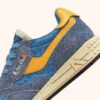 REELWIND LOW SNEAKER IN CENBLE UND GOLD FUSION AUS WILDLEDER UND NYLON