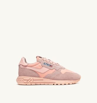 REELWIND LOW SNEAKER IN CREOLE PINK NYLON UND WILDLEDER