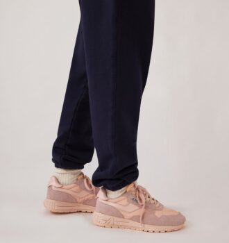 REELWIND LOW SNEAKER IN CREOLE PINK NYLON UND WILDLEDER