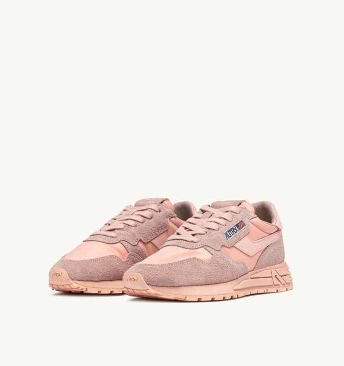 REELWIND LOW SNEAKER IN CREOLE PINK NYLON UND WILDLEDER REELWIND LOW SNEAKER IN CREOLE PINK NYLON UND WILDLEDER