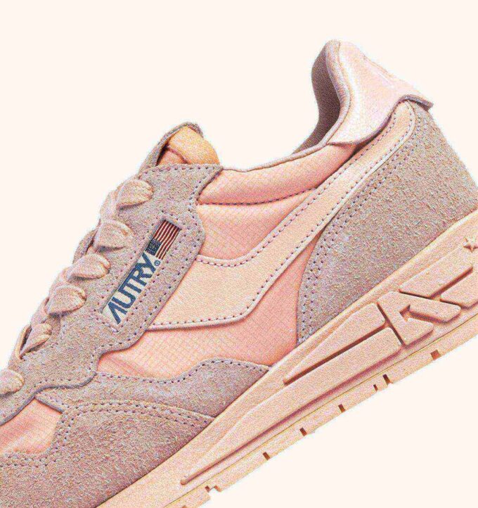 REELWIND LOW SNEAKER IN CREOLE PINK NYLON UND WILDLEDER REELWIND LOW SNEAKER IN CREOLE PINK NYLON UND WILDLEDER