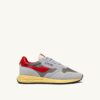 REELWIND LOW SNEAKER IN GRAU UND MOND WILDLEDER UND MESH REELWIND LOW SNEAKER IN GRAU UND MOND WILDLEDER UND MESH