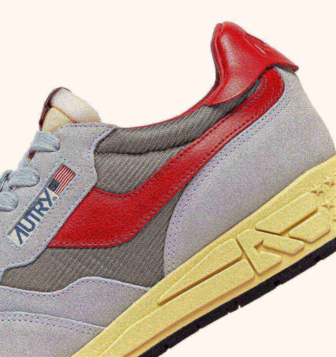 REELWIND LOW SNEAKER IN GRAU UND MOND WILDLEDER UND MESH REELWIND LOW SNEAKER IN GRAU UND MOND WILDLEDER UND MESH