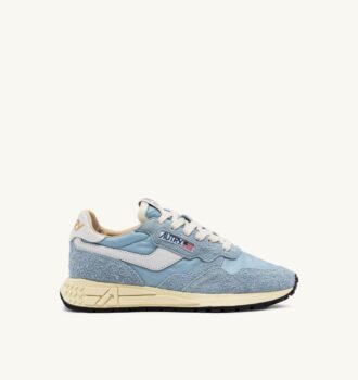 REELWIND LOW SNEAKER IN HIMMELBLAU NYLON UND WILDLEDER