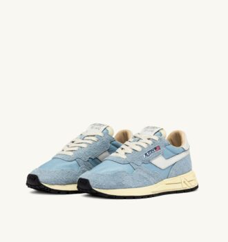 REELWIND LOW SNEAKER IN HIMMELBLAU NYLON UND WILDLEDER