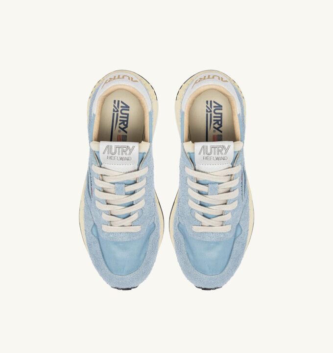 REELWIND LOW SNEAKER IN HIMMELBLAU NYLON UND WILDLEDER REELWIND LOW SNEAKER IN HIMMELBLAU NYLON UND WILDLEDER