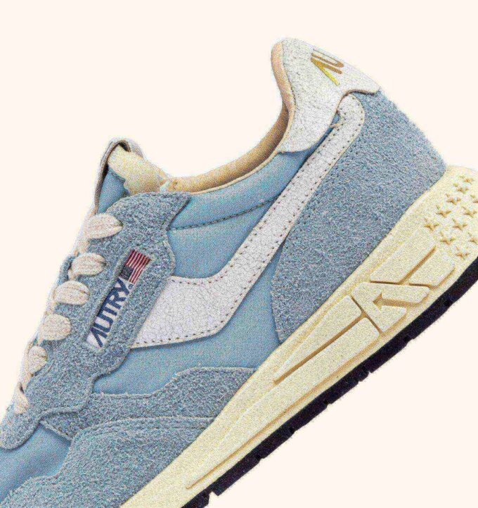 REELWIND LOW SNEAKER IN HIMMELBLAU NYLON UND WILDLEDER REELWIND LOW SNEAKER IN HIMMELBLAU NYLON UND WILDLEDER