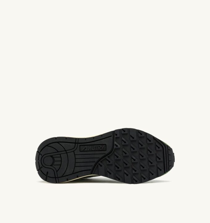 REELWIND LOW SNEAKER IN IRIS GRAU UND MARSHMALLOW NYLON UND WILDLEDER