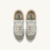 REELWIND LOW SNEAKER IN IRIS GRAU UND MARSHMALLOW NYLON UND WILDLEDER