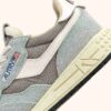 REELWIND LOW SNEAKER IN IRIS GRAU UND MARSHMALLOW NYLON UND WILDLEDER