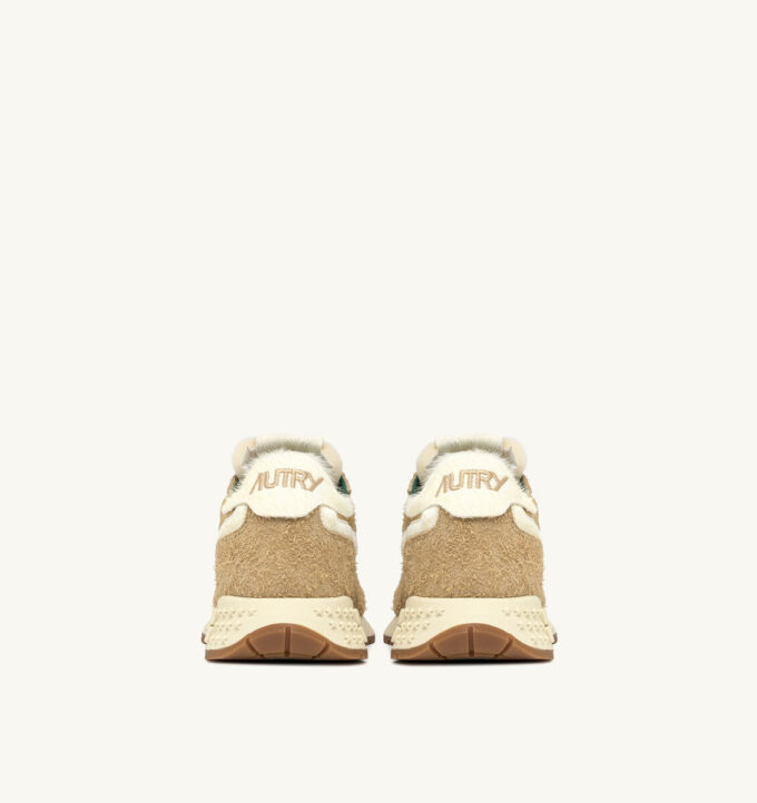 REELWIND LOW SNEAKER IN LEAF AND NUT SUEDE AND NYLON REELWIND LOW SNEAKER IN LEAF AND NUT SUEDE AND NYLON