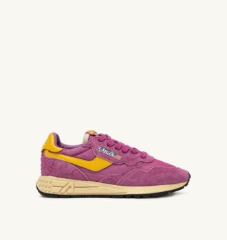 REELWIND LOW SNEAKER IN ROSÈ SORBET UND CALENDULA WILDLEDER UND NYLON