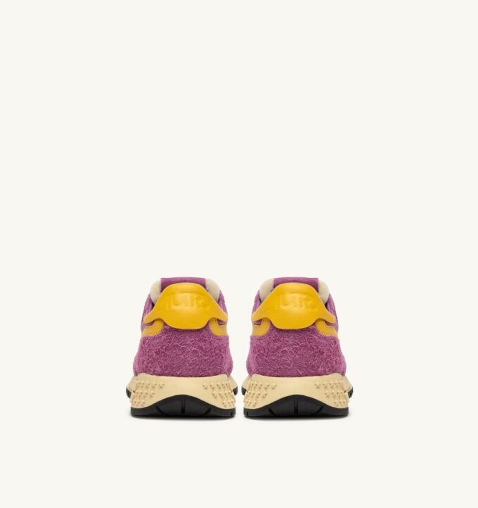 REELWIND LOW SNEAKER IN ROSÈ SORBET UND CALENDULA WILDLEDER UND NYLON