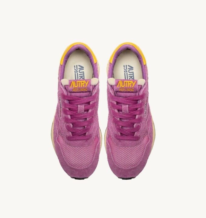 REELWIND LOW SNEAKER IN ROSÈ SORBET UND CALENDULA WILDLEDER UND NYLON