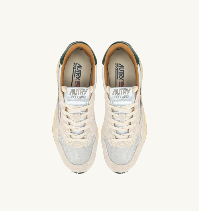 REELWIND LOW SNEAKER IN SILVER MOUNTAIN REFLECTIVE NYLON UND WILDLEDER REELWIND LOW SNEAKER IN SILVER MOUNTAIN REFLECTIVE NYLON UND WILDLEDER