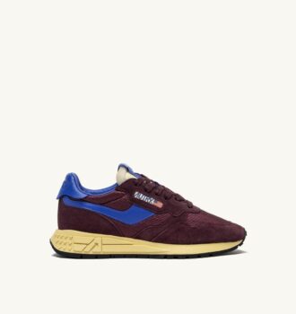 REELWIND LOW SNEAKER IN TAUPE UND VICTORIA BLUE WILDLEDER UND MESH