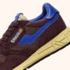 REELWIND LOW SNEAKER IN TAUPE UND VICTORIA BLUE WILDLEDER UND MESH