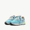 REELWIND SNEAKER SUPER VINTAGE AUS NYLON UND WILDLEDER, FARBE AZUL
