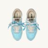 REELWIND SNEAKER SUPER VINTAGE AUS NYLON UND WILDLEDER, FARBE AZUL