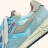 REELWIND SNEAKER SUPER VINTAGE AUS NYLON UND WILDLEDER, FARBE AZUL