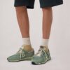 REELWIND SNEAKER SUPER VINTAGE AUS NYLON UND WILDLEDER, FARBE HUNTER GREEN