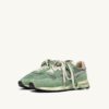 REELWIND SNEAKER SUPER VINTAGE AUS NYLON UND WILDLEDER, FARBE HUNTER GREEN