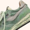 REELWIND SNEAKER SUPER VINTAGE AUS NYLON UND WILDLEDER, FARBE HUNTER GREEN