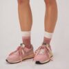 REELWIND SNEAKER SUPER VINTAGE AUS NYLON UND WILDLEDER, FARBE PINK
