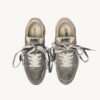 REELWIND SNEAKER SUPER VINTAGE AUS NYLON UND WILDLEDER, FARBE SCHWARZ