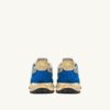 REELWIND SUPER VINTAGE SNEAKER AUS BLAUEM NYLON UND WILDLEDER